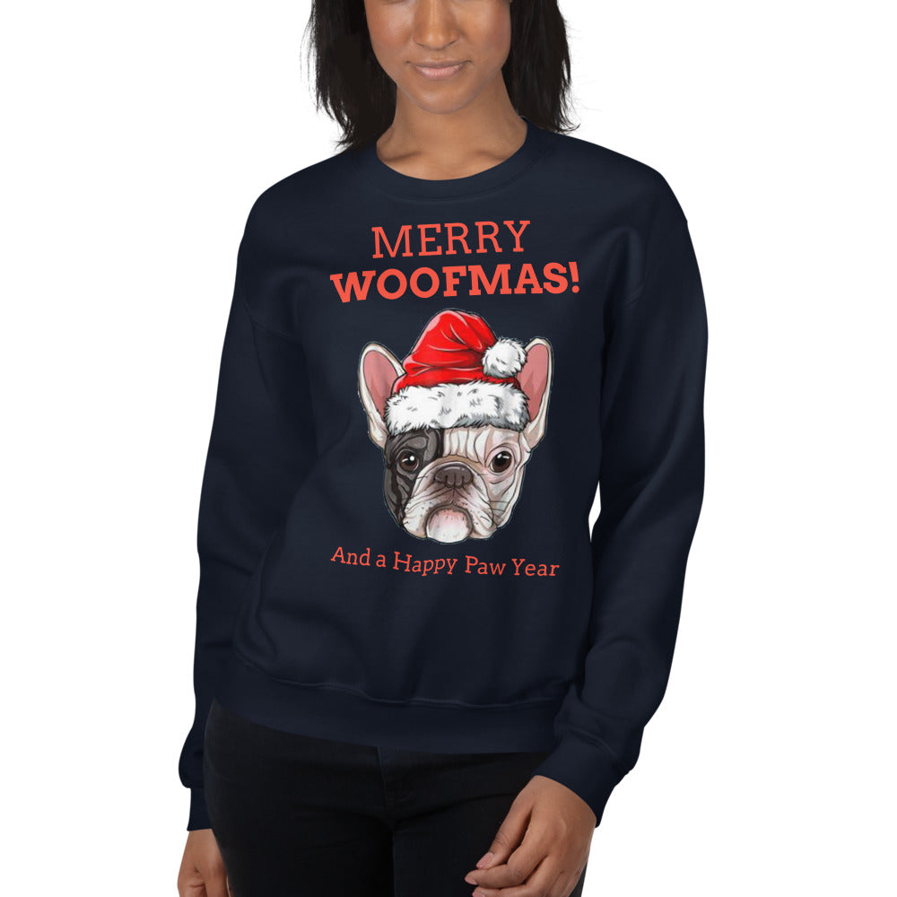 WoofMas French Bulldog Dog Mom Hoodie for Dog Moms & Dads-fadou