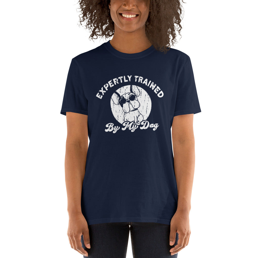 Henry French Bulldog Graphic Tee for Frenchie Enthusiasts-fadou