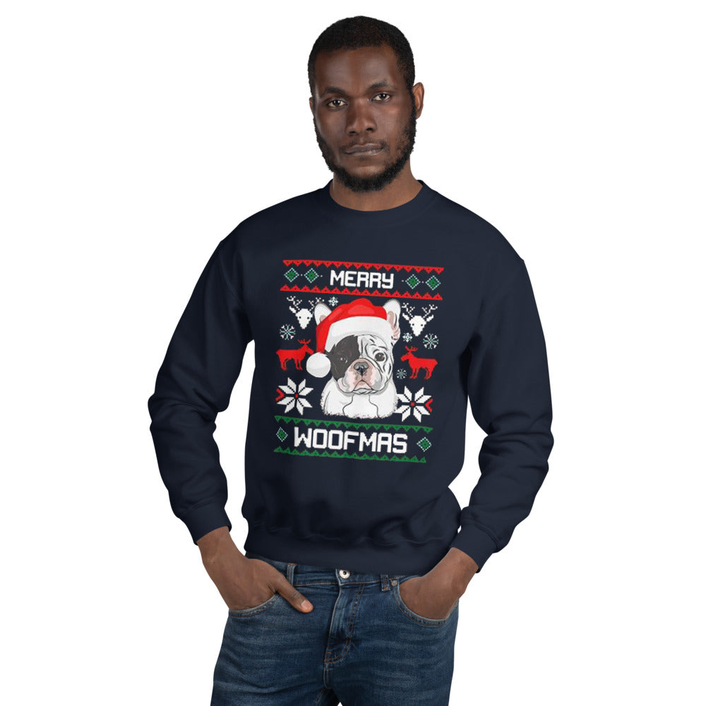 Merry French Bulldog Dog Mom Hoodie for Dog Moms & Dads-fadou