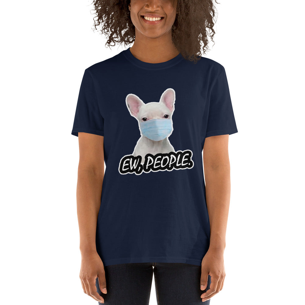 Lulu French Bulldog Cotton T-Shirt for Frenchie Enthusiasts-fadou