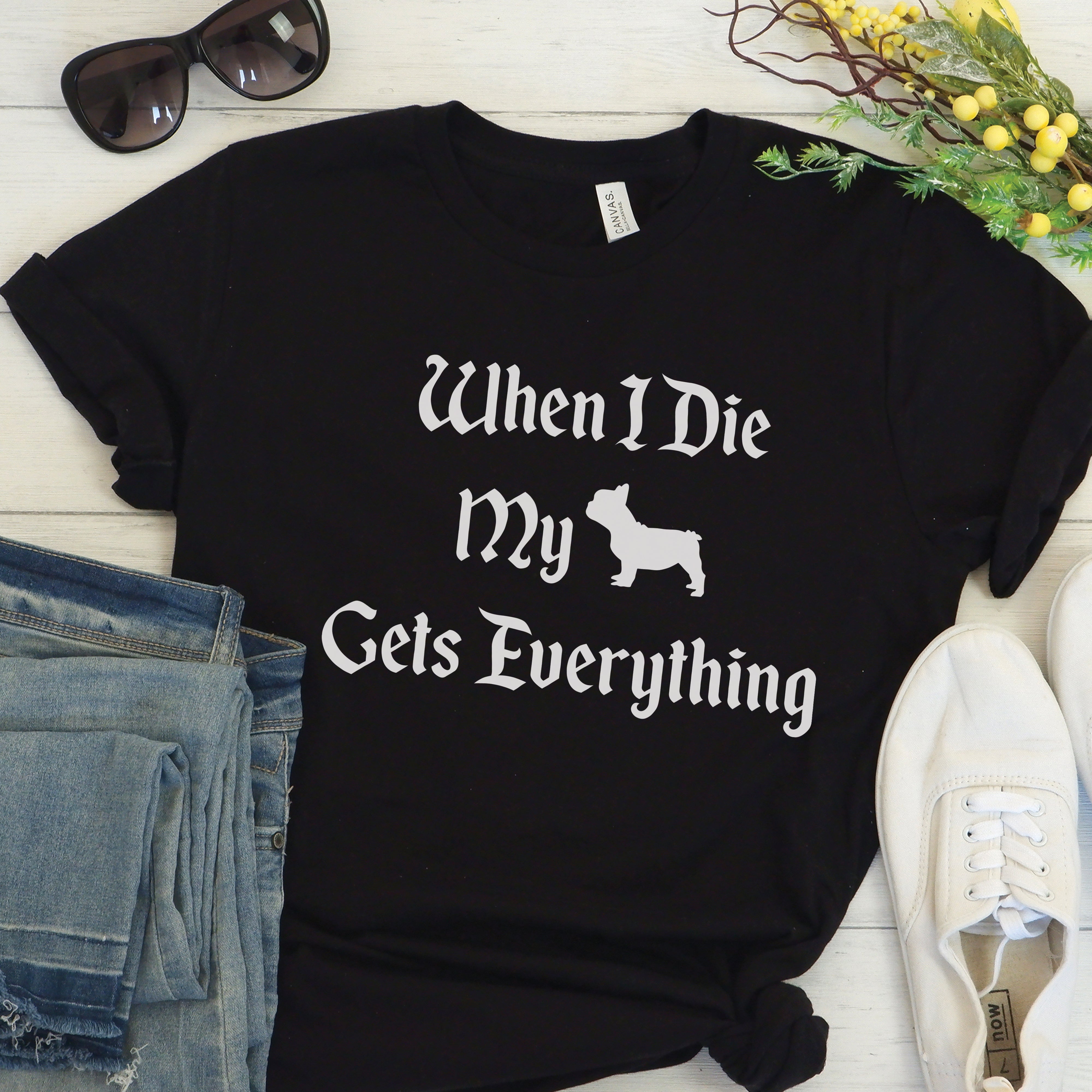 King French Bulldog - Unisex T-Shirt for Dog Moms & Dads-fadou