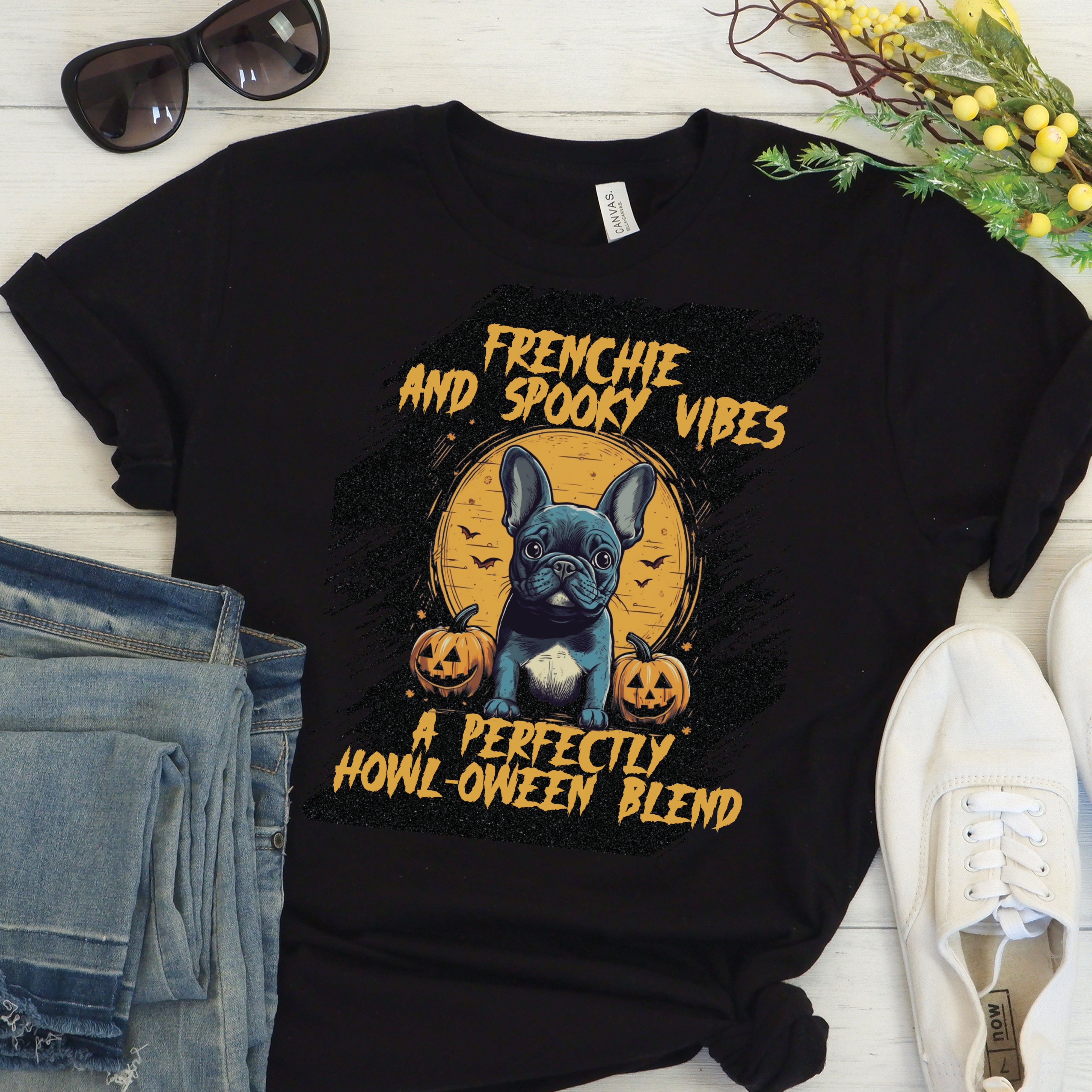 French Bulldog Adorable Cotton T-Shirt for Frenchie Enthusiasts-fadou