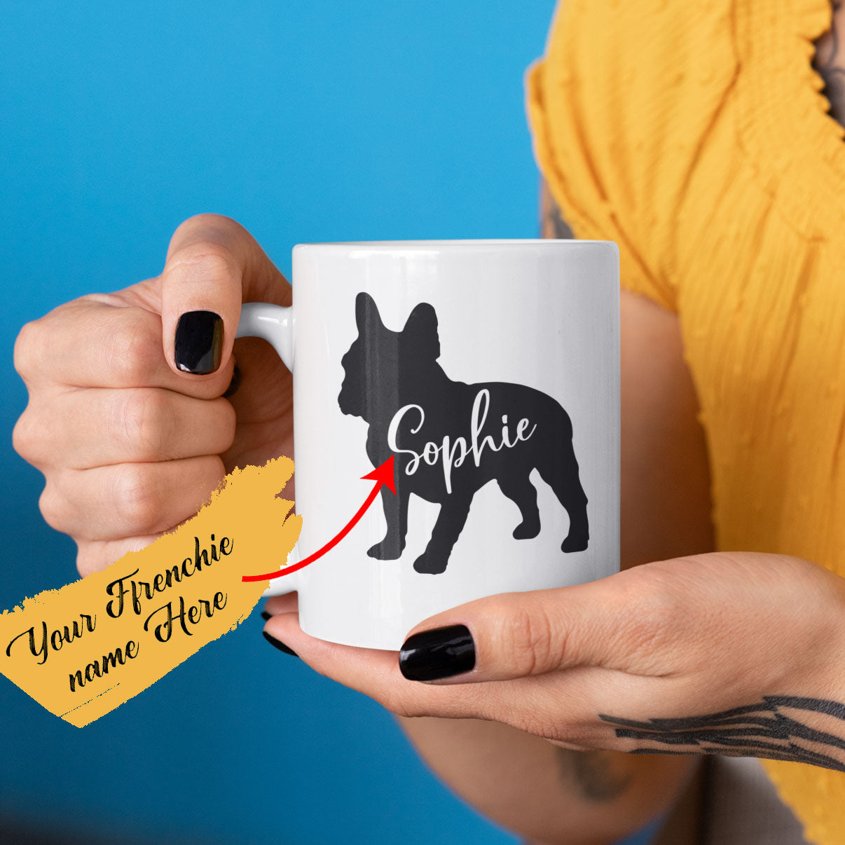 French Bulldog Morning Coffee Cup for Frenchie Enthusiasts-fadou