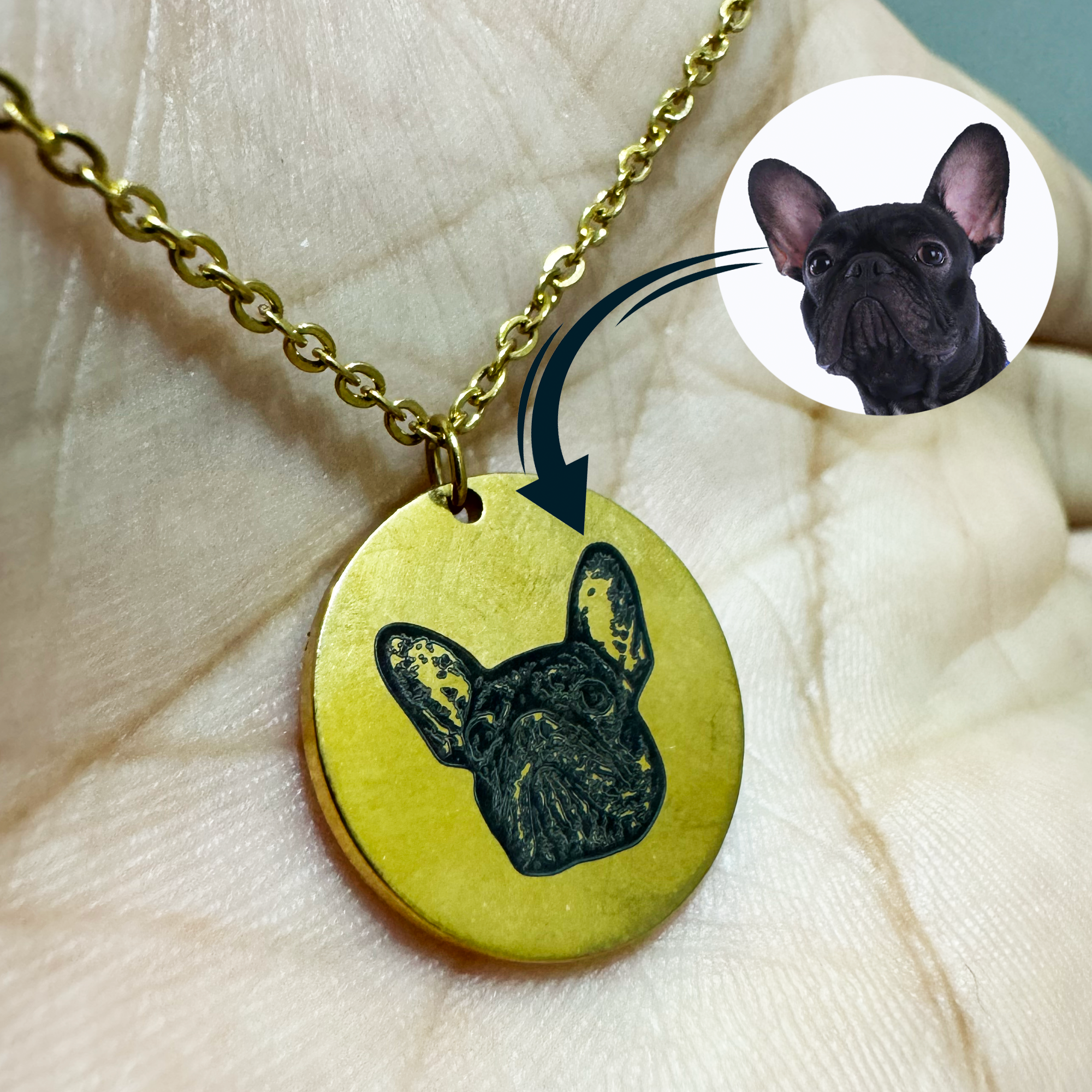 French Bulldog Custom Beaded Bracelet for Dog Moms & Dads-fadou
