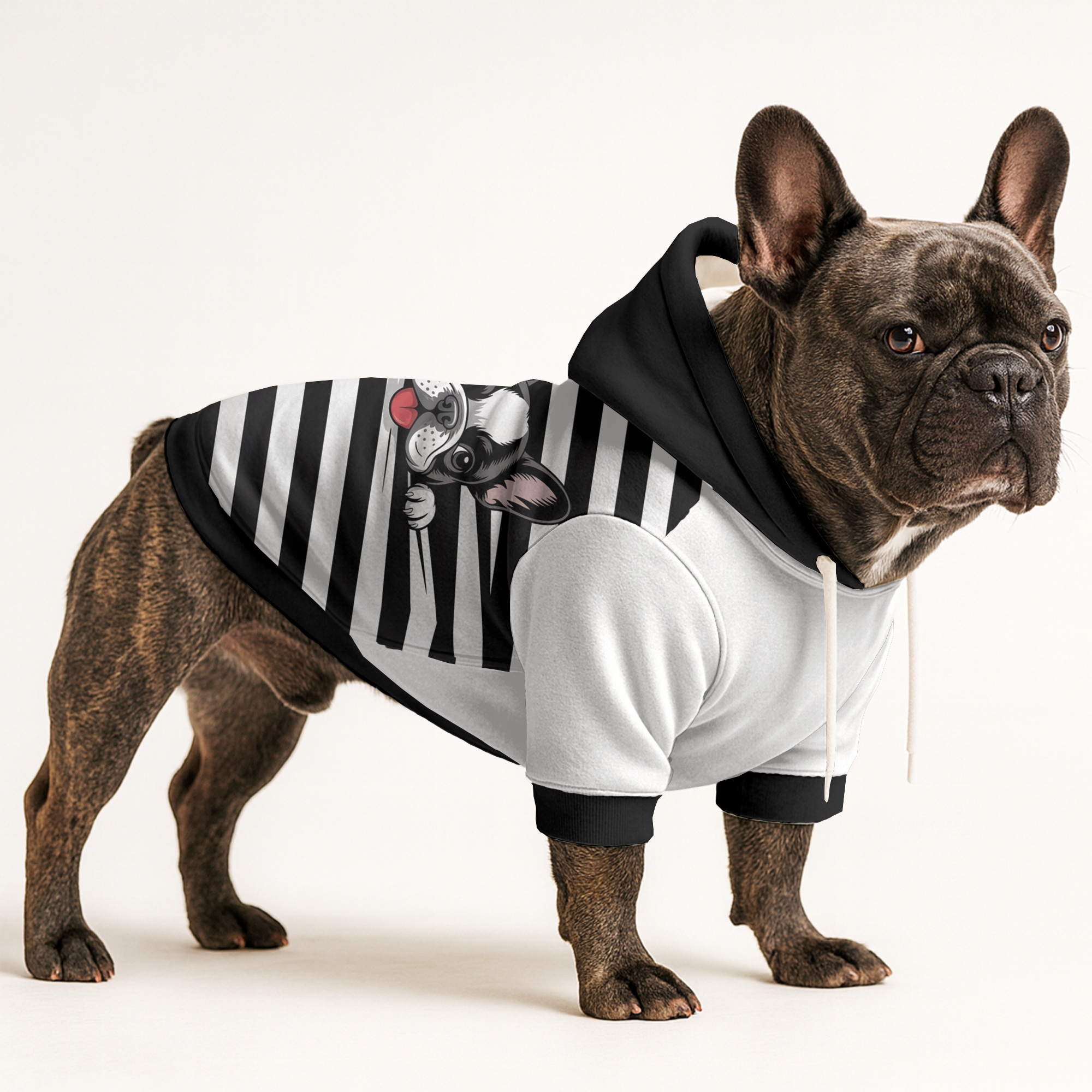 Ranger French Bulldog Pet Sweatshirt for Flat-Face Breeds-fadou