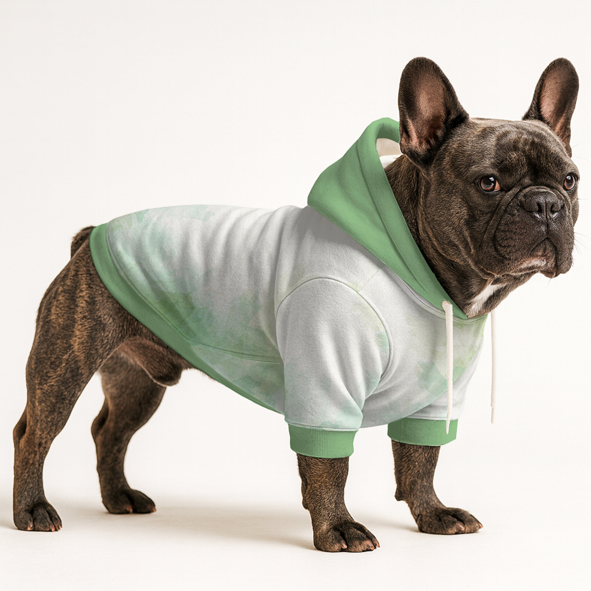 Rosa French Bulldog Fleece Hoodie for Training Sessions-fadou