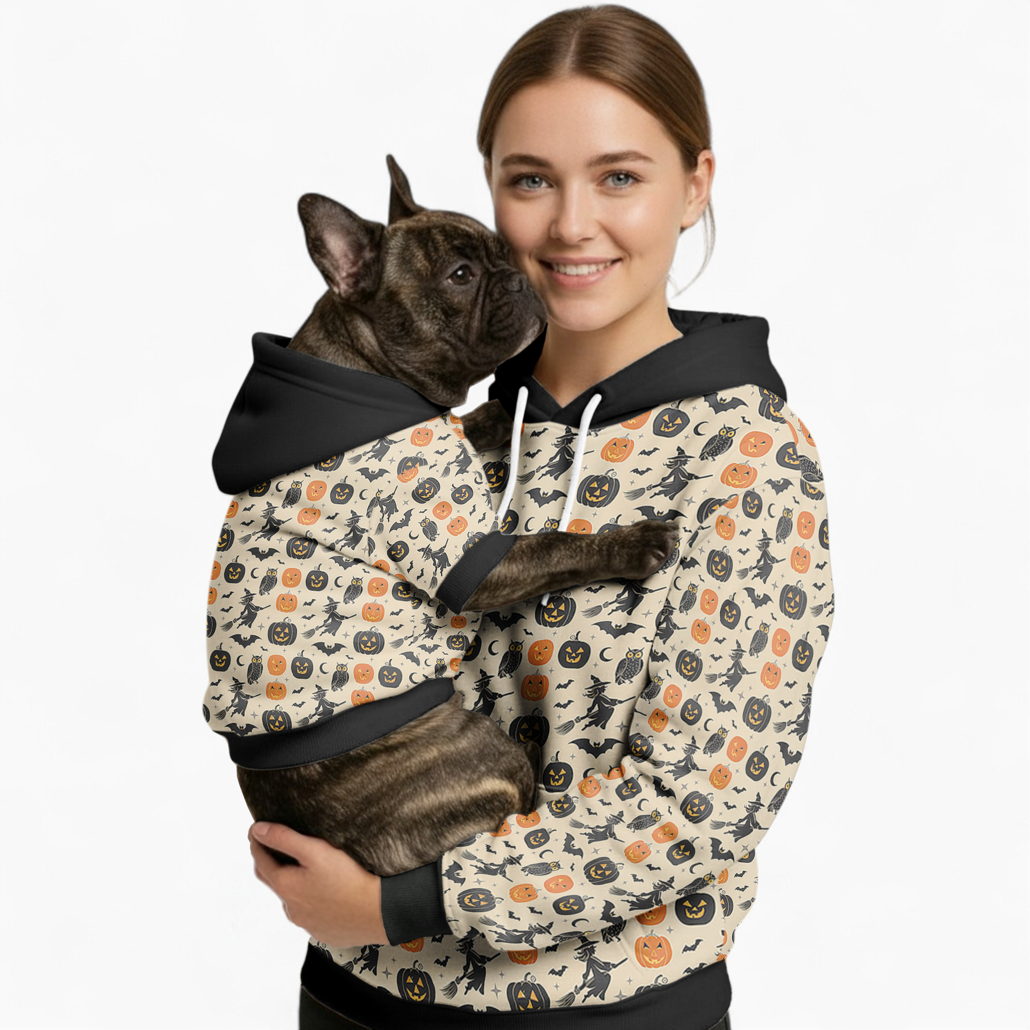 Nala French Bulldog Cotton Sweatshirt for Frenchie Enthusiasts-fadou