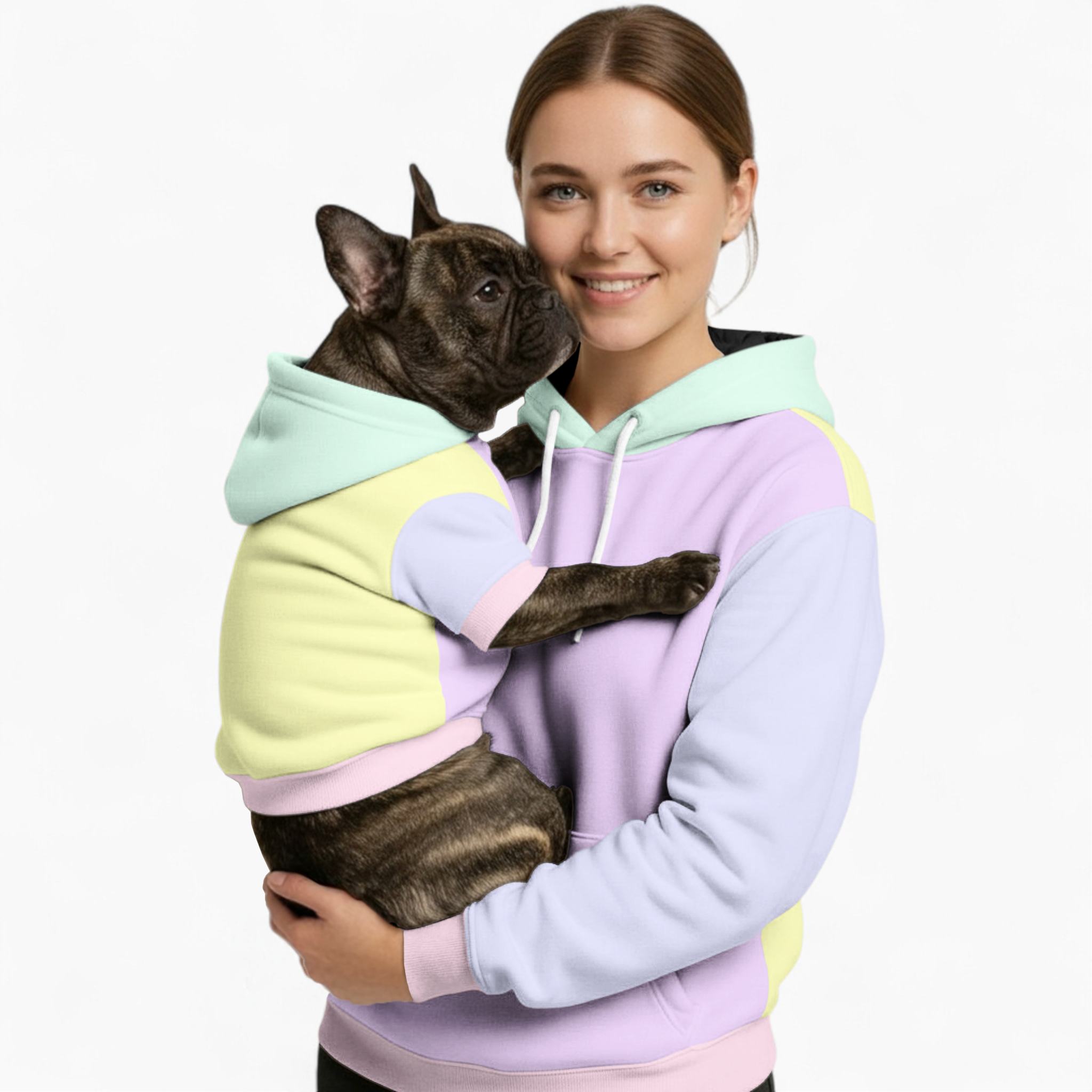 Daisy French Bulldog Pet Parent Pullover for Frenchie Enthusiasts-fadou