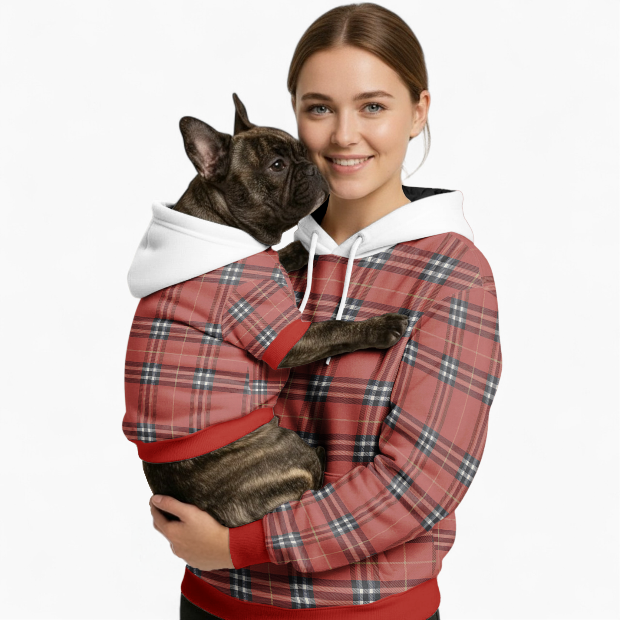 Christmas Christmas Dog Mom Hoodie for Frenchie Enthusiasts-fadou