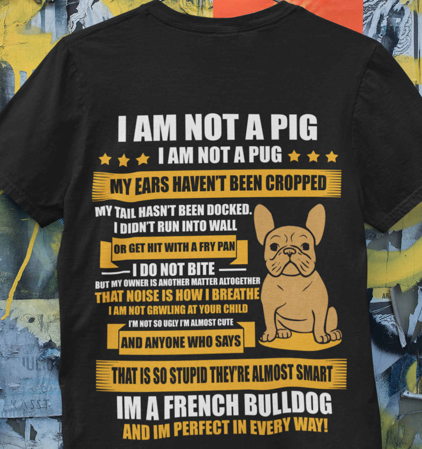 Im Not a Pug - Unisex T-Shirt for Dog Lovers and Owners-fadou