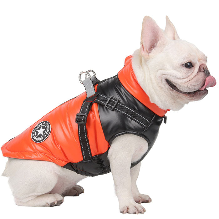 French Bulldog Reflective Dog Coat for Flat-Face Breeds-fadou