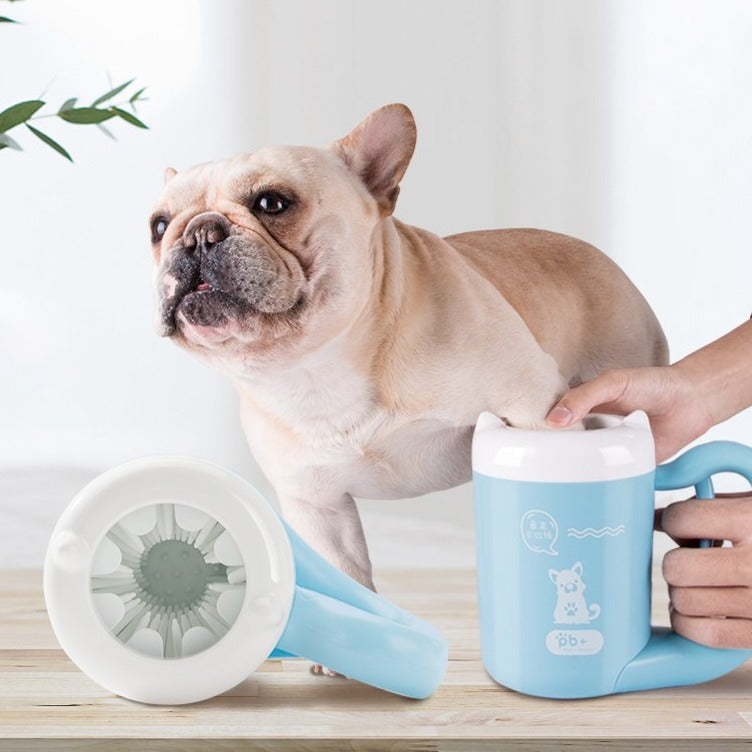 French Bulldog Paw Cleaner for Travel Comfort and Safety-fadou