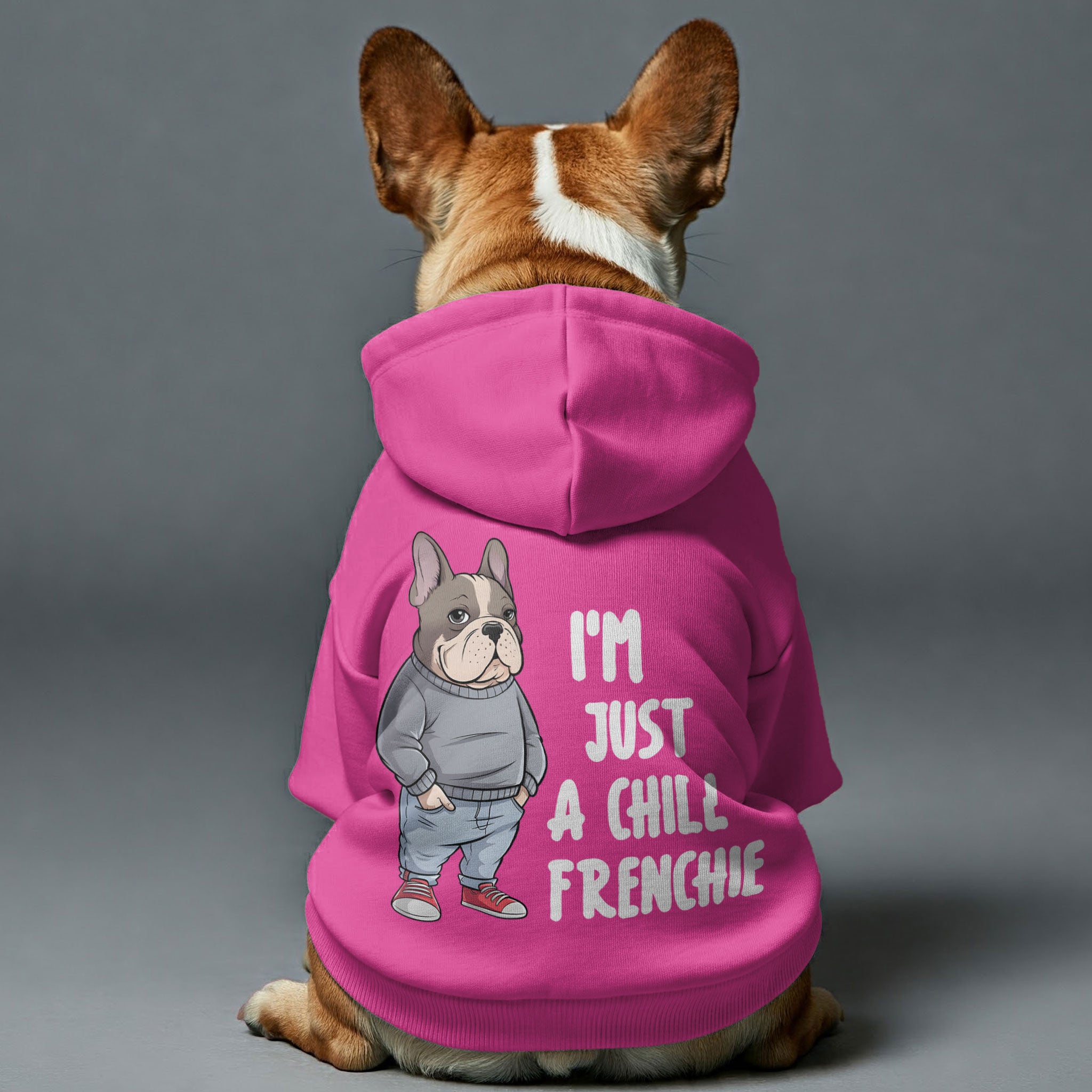 Frenchie Stylish Pet Sweatshirt for Brachycephalic Dogs-fadou