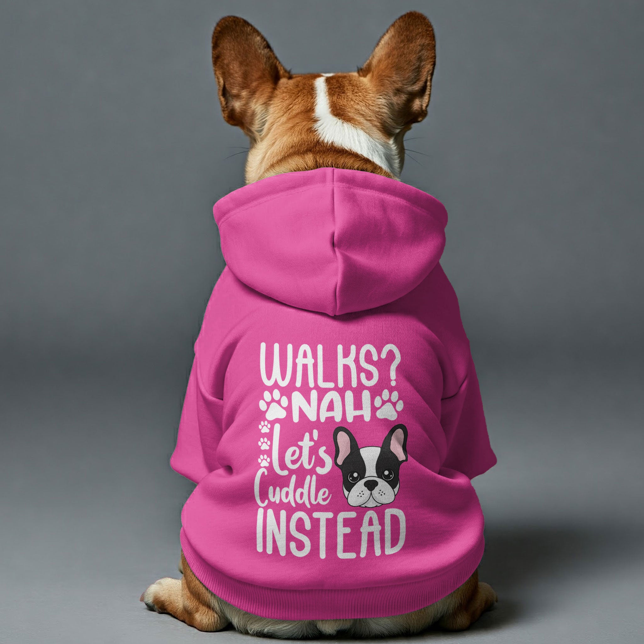 Walks? Nah. Let’s Cuddle Instead - Personalized for French Bulldogs-fadou