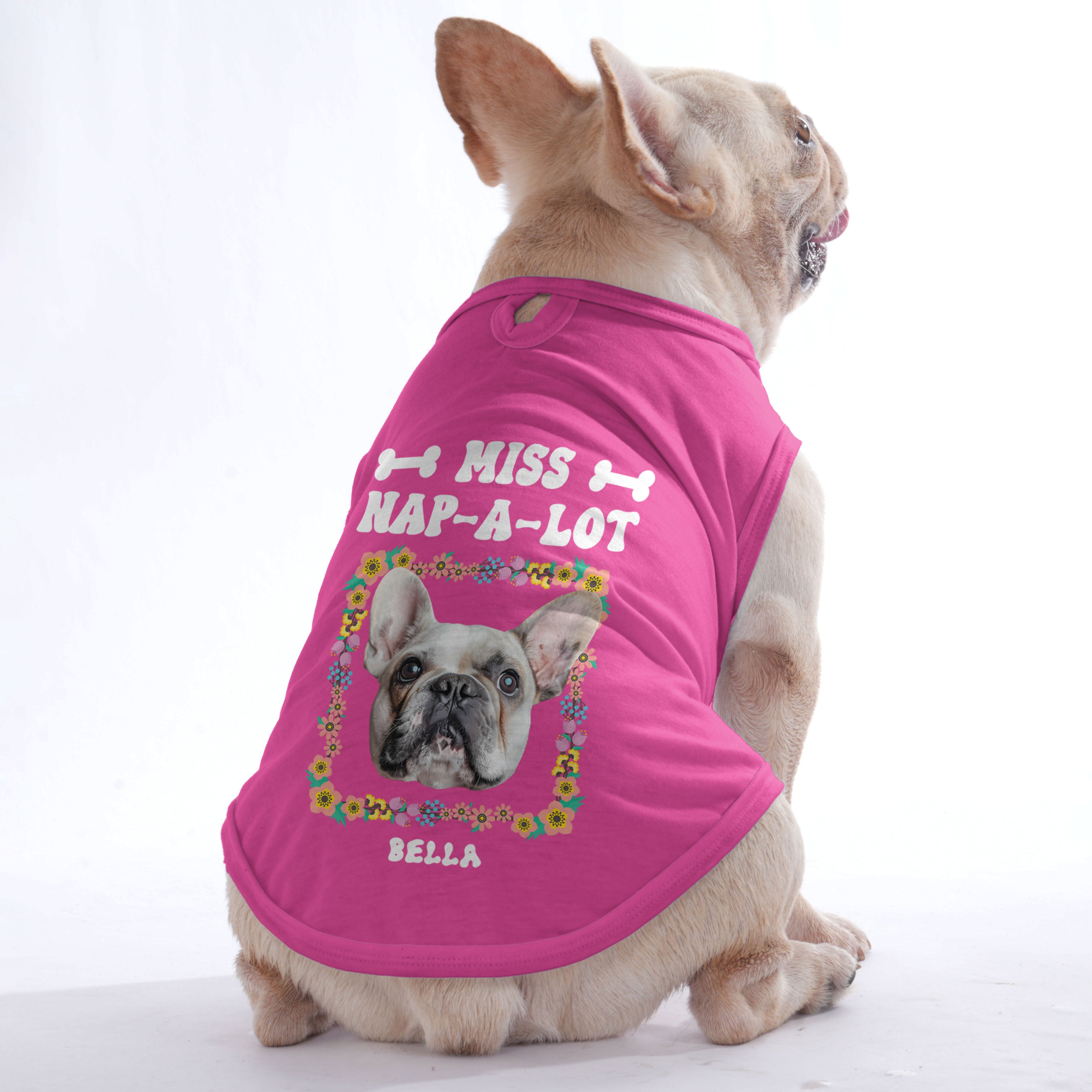 Miss Personalized Dog Lover Tee for Frenchie Enthusiasts-fadou