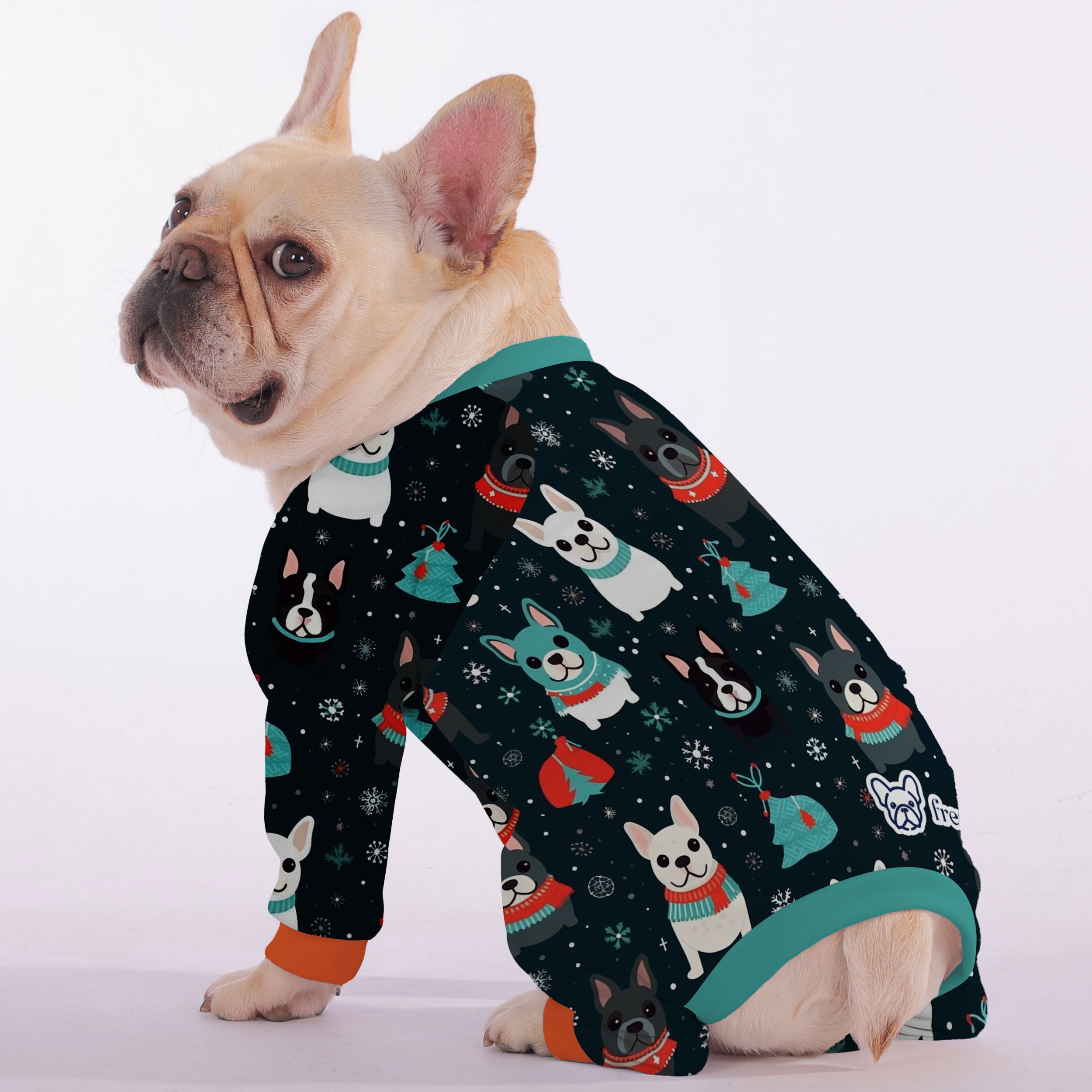French Bulldog Stylish Pet Sleepwear for Travel Comfort-fadou
