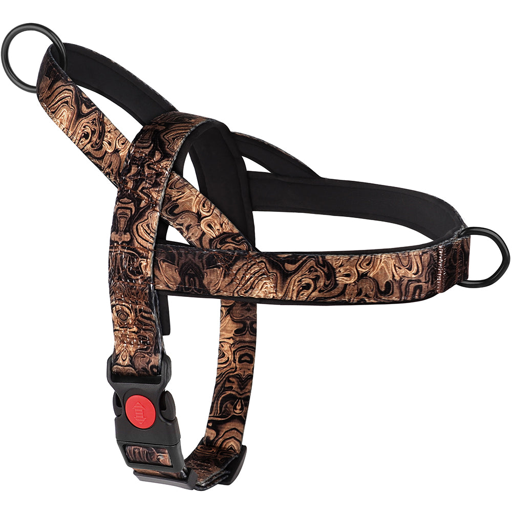 PrintPup No-Pull Walking Harness for Brachycephalic Dogs-fadou