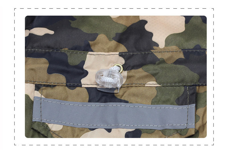 French Bulldog Reflective Weather Shield for Daily Walks-fadou