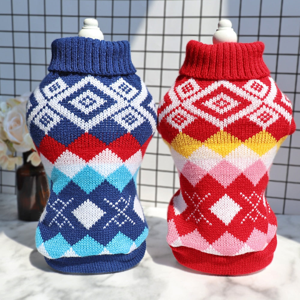 French Bulldog Winter Warm Knitwear for Training Sessions-fadou