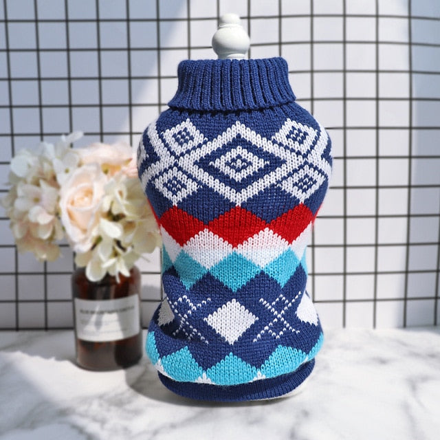 French Bulldog Winter Warm Knitwear for Training Sessions-fadou