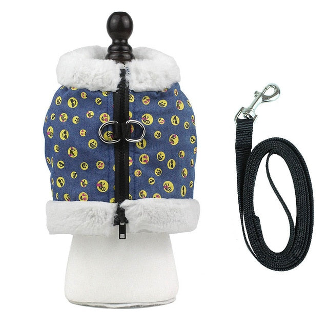 Frenchie Reflective Walking Harness for Training Sessions-fadou