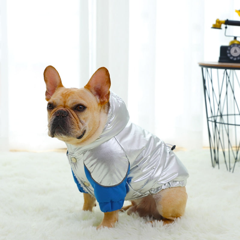 Warm French Bulldog Winter Jacket for Brachycephalic Dogs-fadou