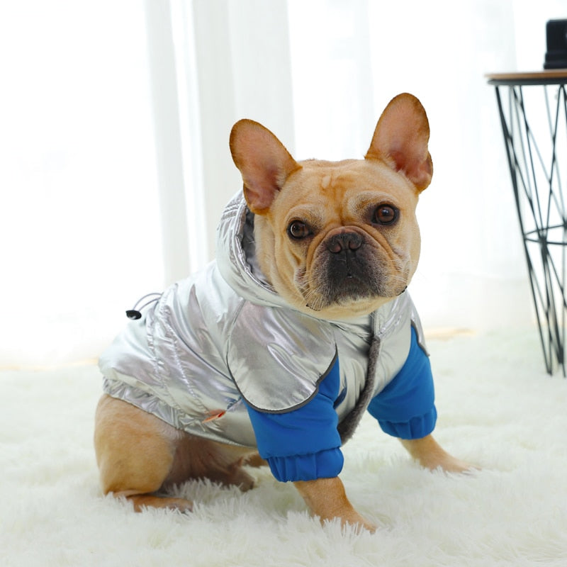 Warm French Bulldog Winter Jacket for Brachycephalic Dogs-fadou