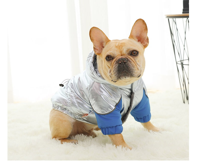Warm French Bulldog Winter Jacket for Brachycephalic Dogs-fadou