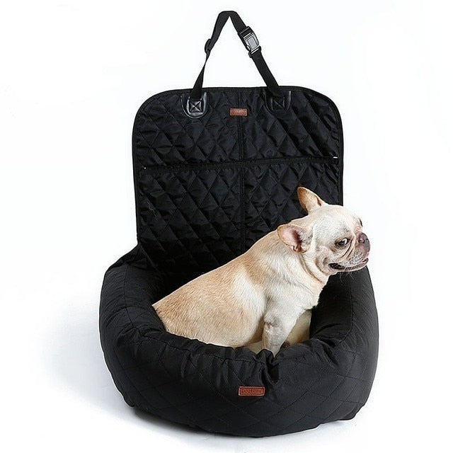 French Bulldog Safe Cozy Sofa Bed for Outdoor Adventures-fadou