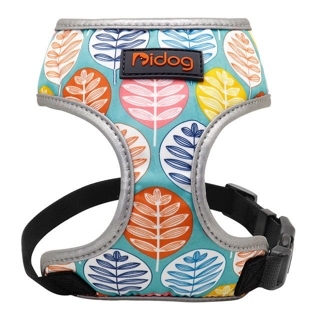 Colorful French Bulldog Chest Harness for French Bulldogs-fadou