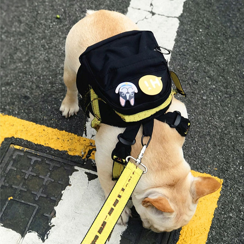 Self French Bulldog Dog Travel Pack for Outdoor Adventures-fadou
