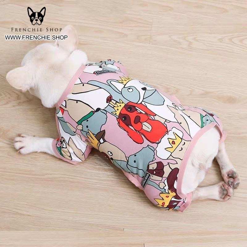 French Bulldog Summer Summer Dress for Outdoor Adventures-fadou