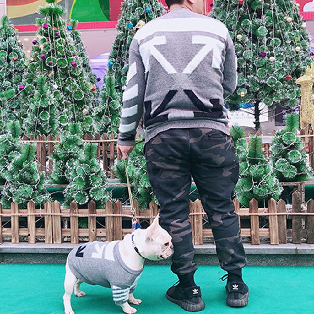 French Bulldog Winter Dog Jumper for Brachycephalic Dogs-fadou
