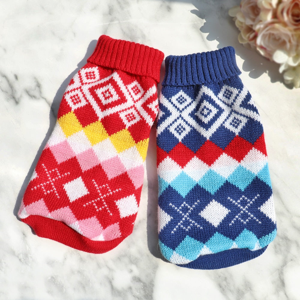 French Bulldog Winter Warm Knitwear for Training Sessions-fadou