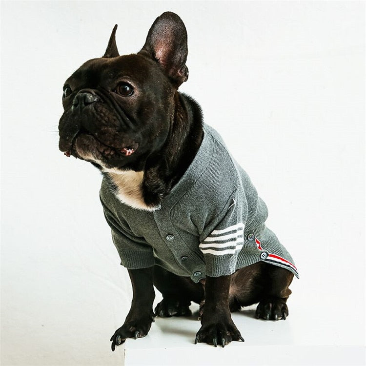 High French Bulldog Warm Knitwear for Brachycephalic Dogs-fadou