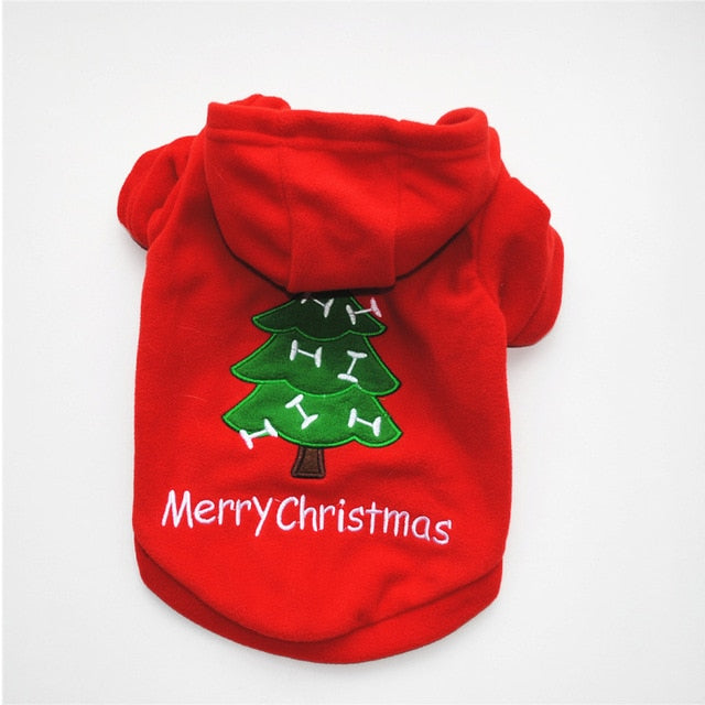 Fleece Christmas Fleece Hoodie for Frenchie Enthusiasts-fadou