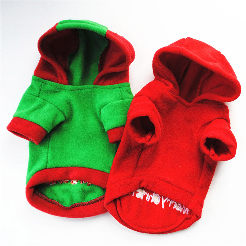 Fleece Christmas Fleece Hoodie for Frenchie Enthusiasts-fadou