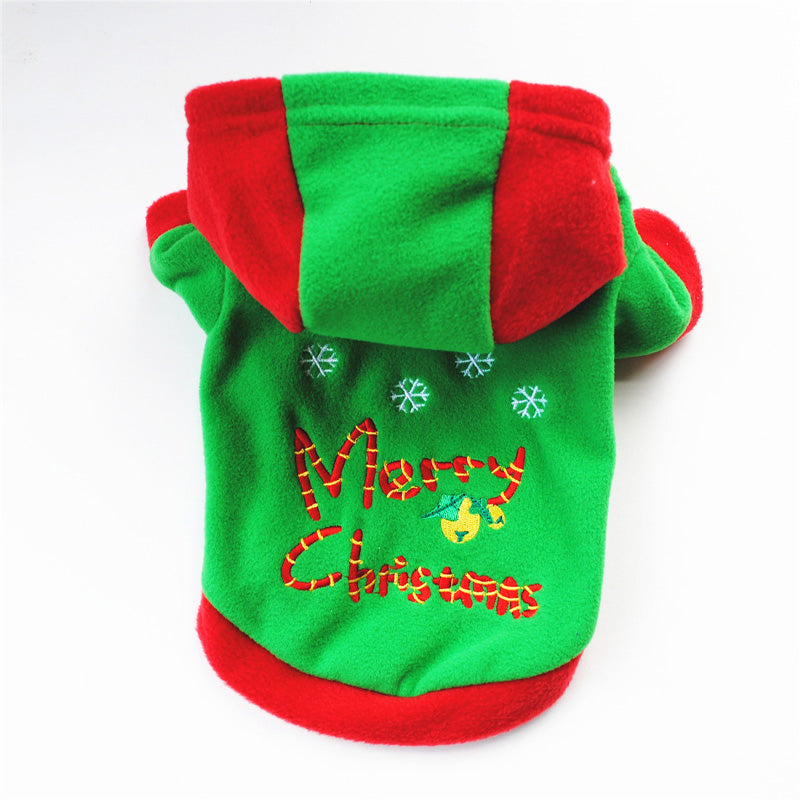 Fleece Christmas Fleece Hoodie for Frenchie Enthusiasts-fadou