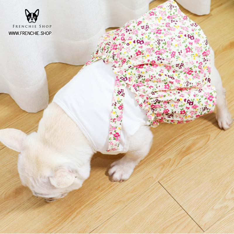 French Bulldog Summer Pet Dress for Brachycephalic Dogs-fadou