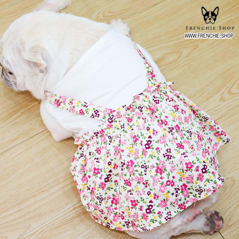 French Bulldog Summer Pet Dress for Brachycephalic Dogs-fadou