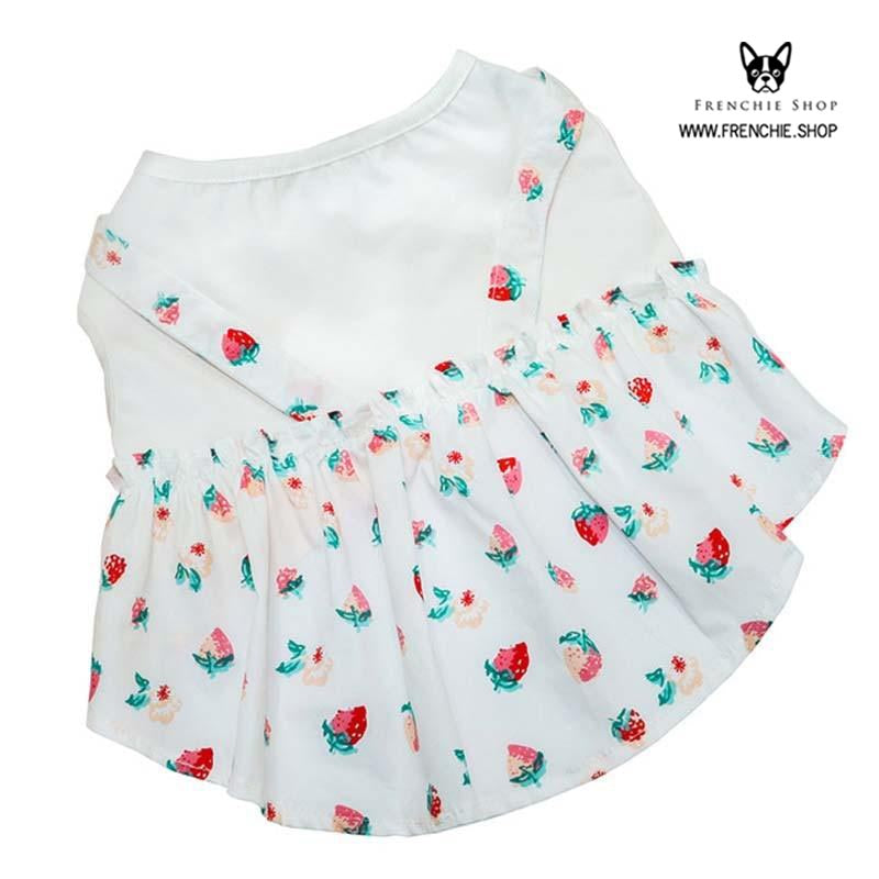 French Bulldog Summer Pet Dress for Brachycephalic Dogs-fadou