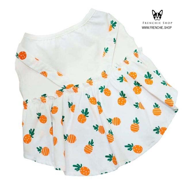 French Bulldog Summer Pet Dress for Brachycephalic Dogs-fadou