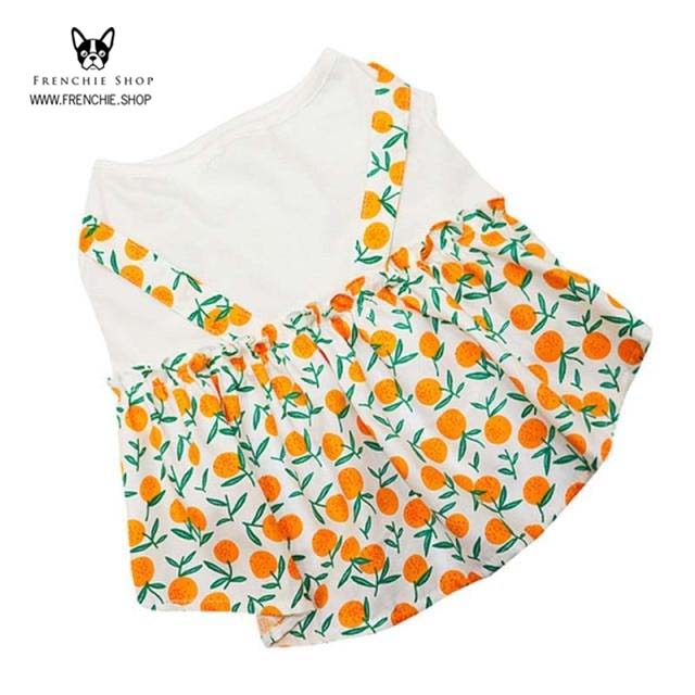 French Bulldog Summer Pet Dress for Brachycephalic Dogs-fadou