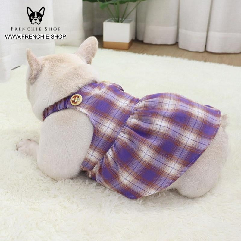 Diana Skirt Frenchie Summer Dress for Frenchie Enthusiasts-fadou
