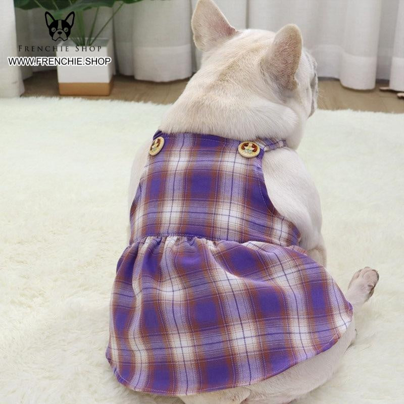 Diana Skirt Frenchie Summer Dress for Frenchie Enthusiasts-fadou