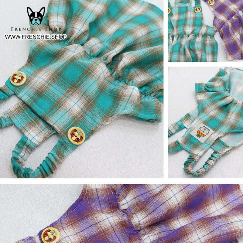 Diana Skirt Frenchie Summer Dress for Frenchie Enthusiasts-fadou