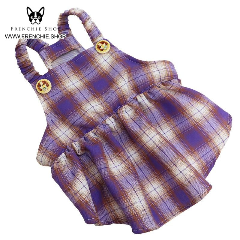 Diana Skirt Frenchie Summer Dress for Frenchie Enthusiasts-fadou