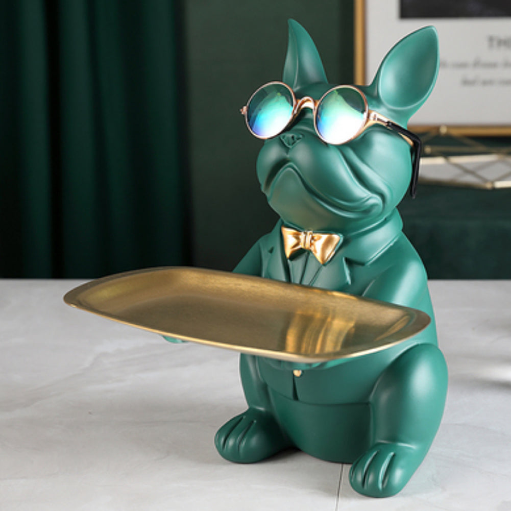 Decorella™ - French Bulldog Statue Storage Tray for Cozy Nights-fadou
