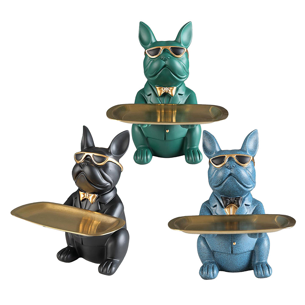 Decorella™ - French Bulldog Statue Storage Tray for Cozy Nights-fadou