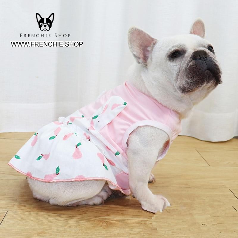French Bulldog Stylish Cute Dress for Brachycephalic Dogs-fadou
